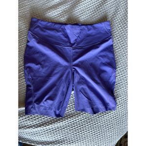 Lululemon Elastic Waistband Charged Indigo Cycling Shorts Size 16